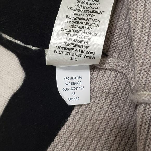 Chico's Zenergy Cotton Cashmere Long Open Cardigan Stripe Colorblock Sz XL (4) - Picture 10 of 14